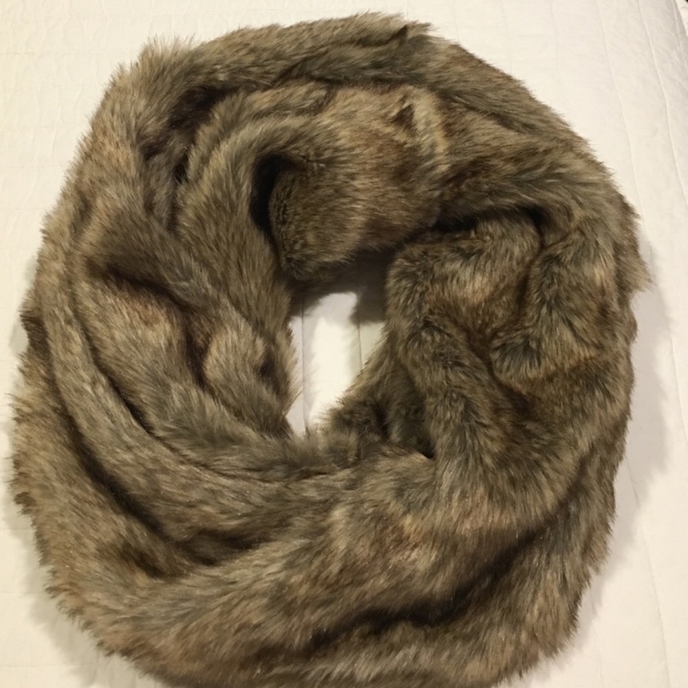 Faux Fur Infinity Scarf - Abercrombie and Fitch